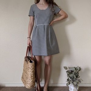 J. Crew striped dress